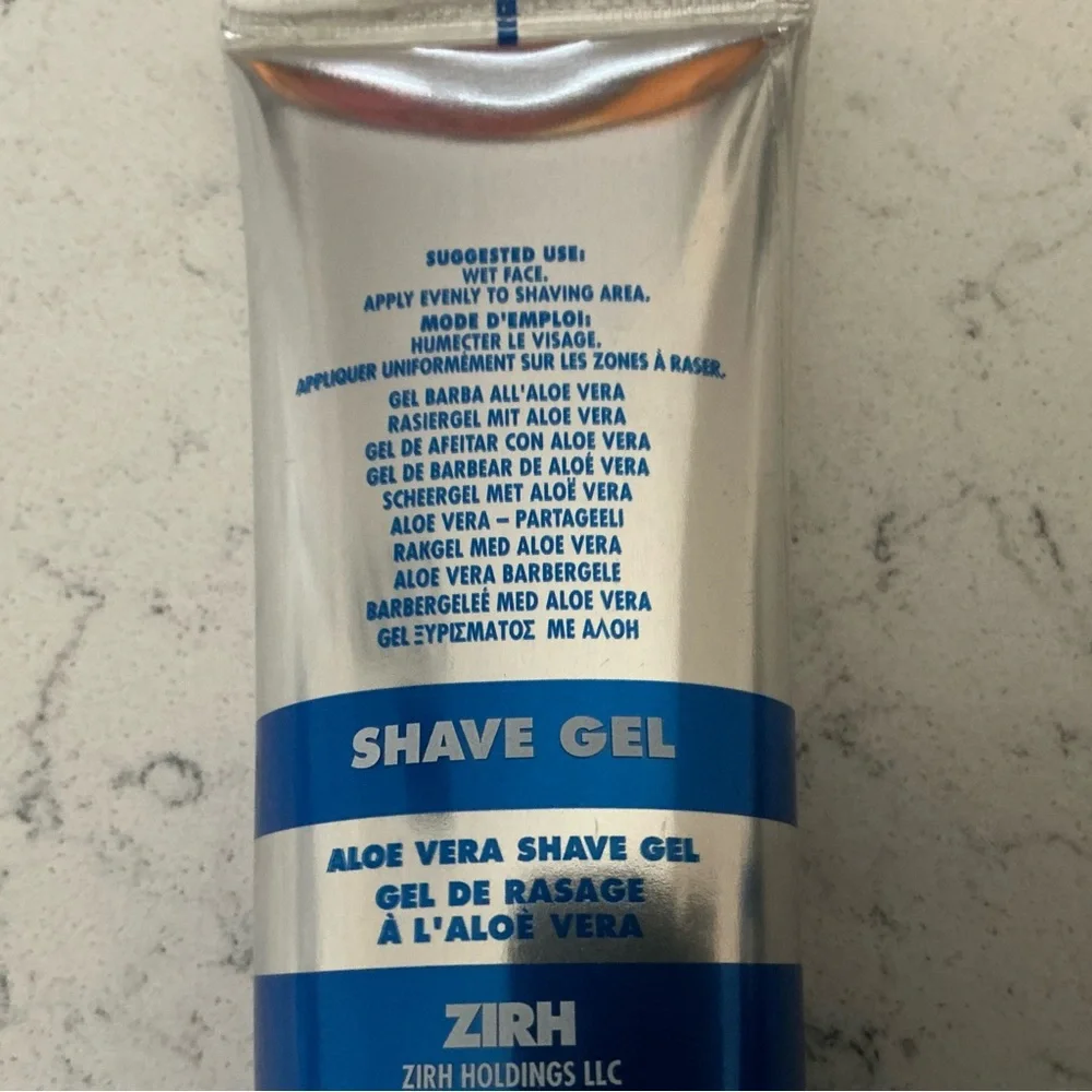 Zirh men’s aloe Vera face wash and shave gel set